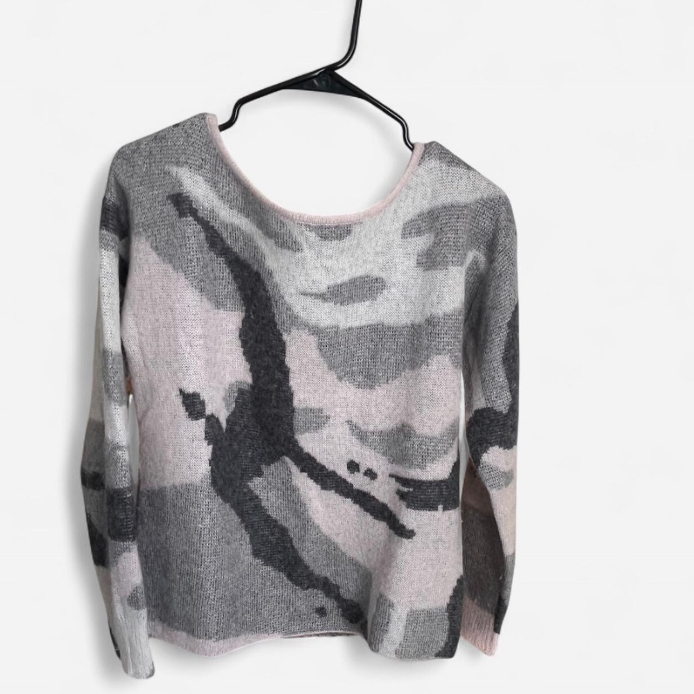 rag & bone Merino Wool Mohair Camouflage Sinclair Sweater